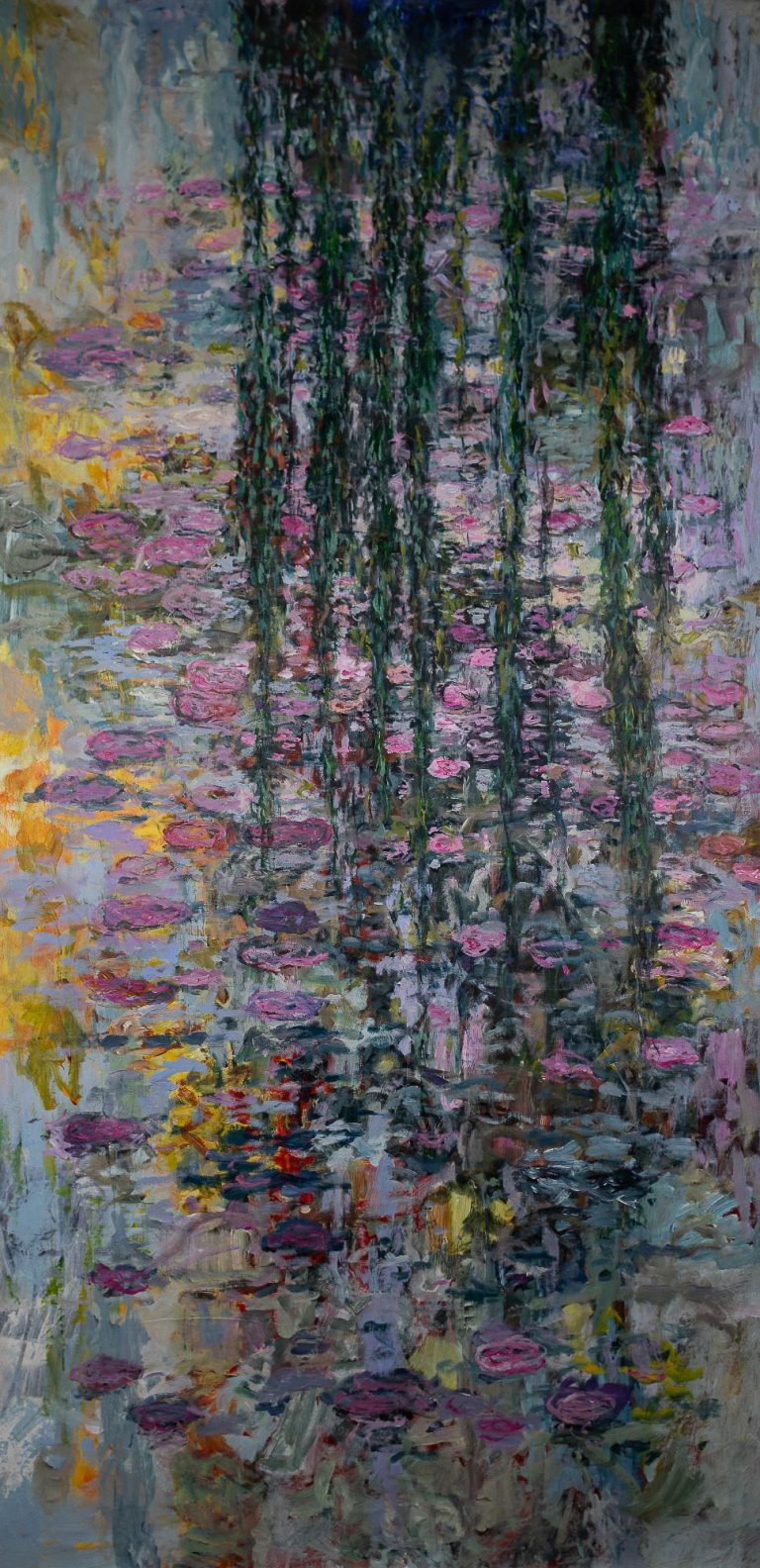 painting of waterlilies